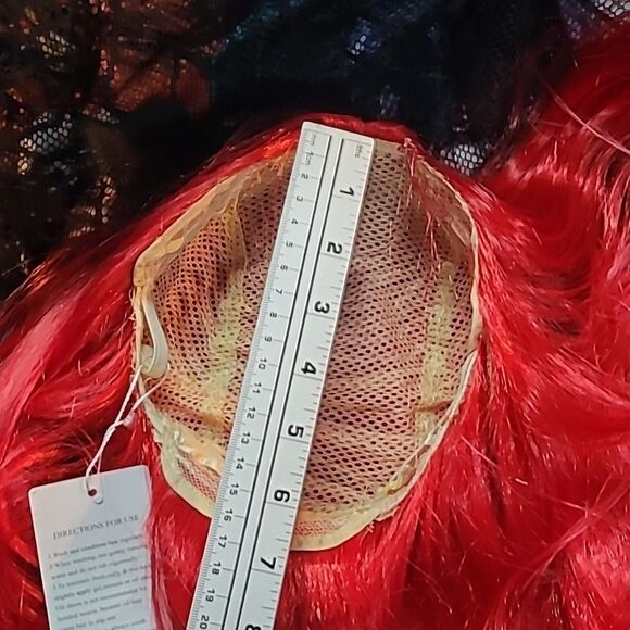 Vibrant Red Women's Straight Hair Wig - Picture 10 of 11